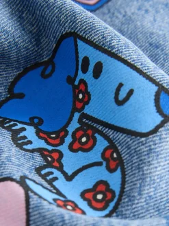 Next Mid Blue Doodle printed Jeans (3mths-7yrs)^ Jeans & Joggers|Jeans