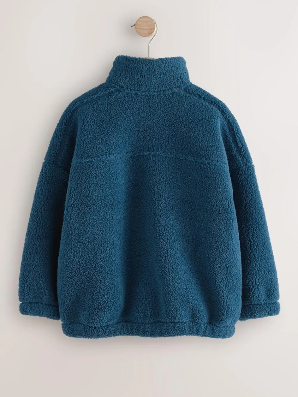 Next Funnel Neck Fleece (3-16yrs) Mid Blue