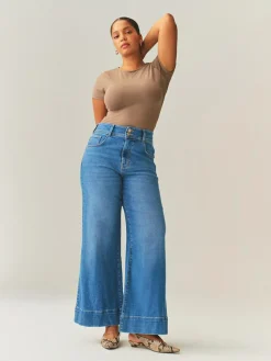 Next High Rise Stretch Wide Leg Hourglass Jeans^Women Jeans|Jeans