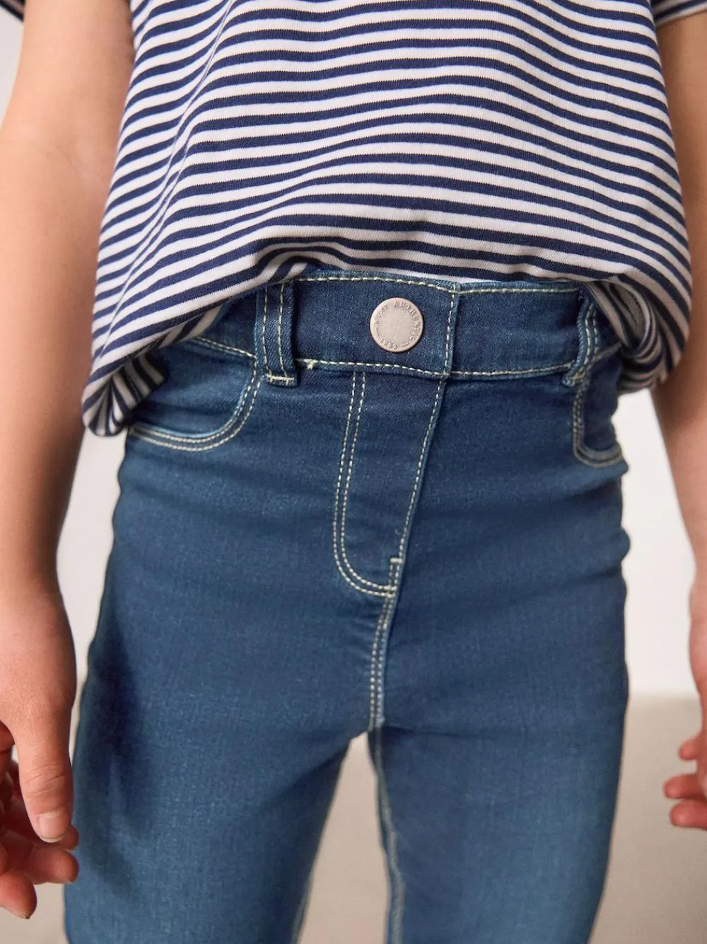 Sale Next Long Length Stretch Jeggings (3-16yrs) Mid Blue