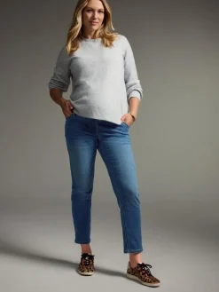 Best Next Mom Maternity Denim Jeans Mid Blue