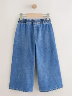 Next Pull On Wide Leg Jeans (6-16yrs)^ Jeans
