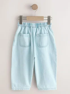 Online Next Pullon Barrel Jeans (3mths-7yrs) Mid Blue