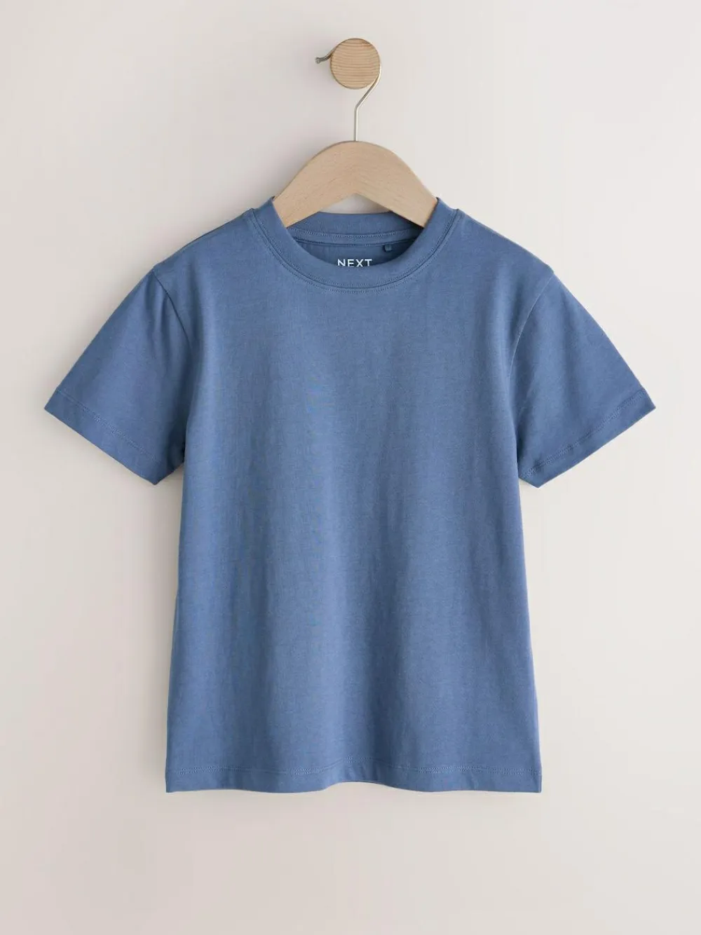 Next Mid Blue Regular Fit Short Sleeve T-Shirt (3-16yrs)^BOY T-Shirts