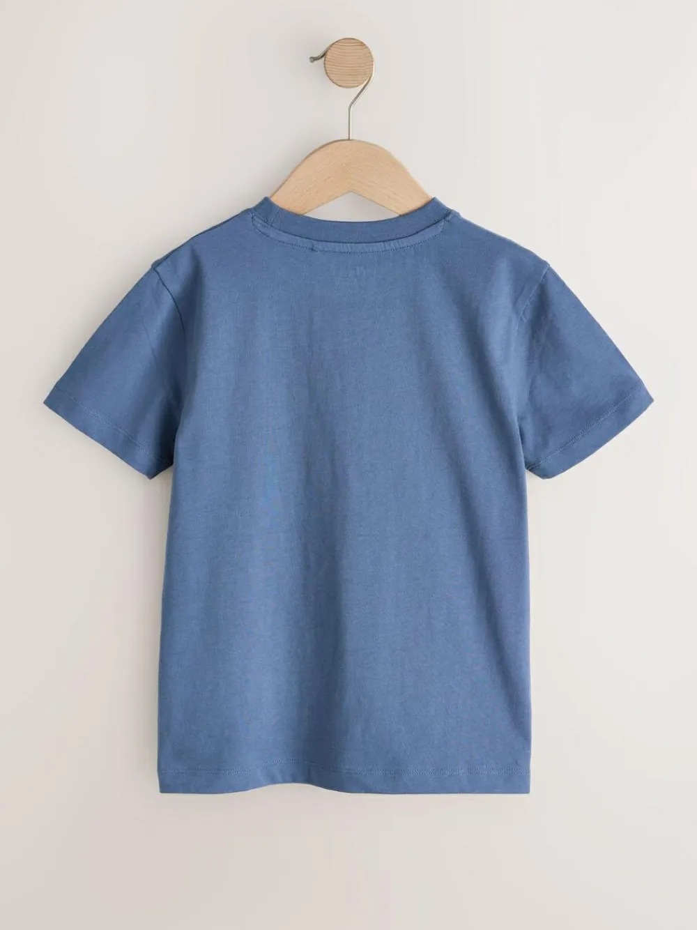 Next Mid Blue Regular Fit Short Sleeve T-Shirt (3-16yrs)^BOY T-Shirts