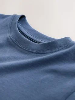 Next Mid Blue Regular Fit Short Sleeve T-Shirt (3-16yrs)^BOY T-Shirts