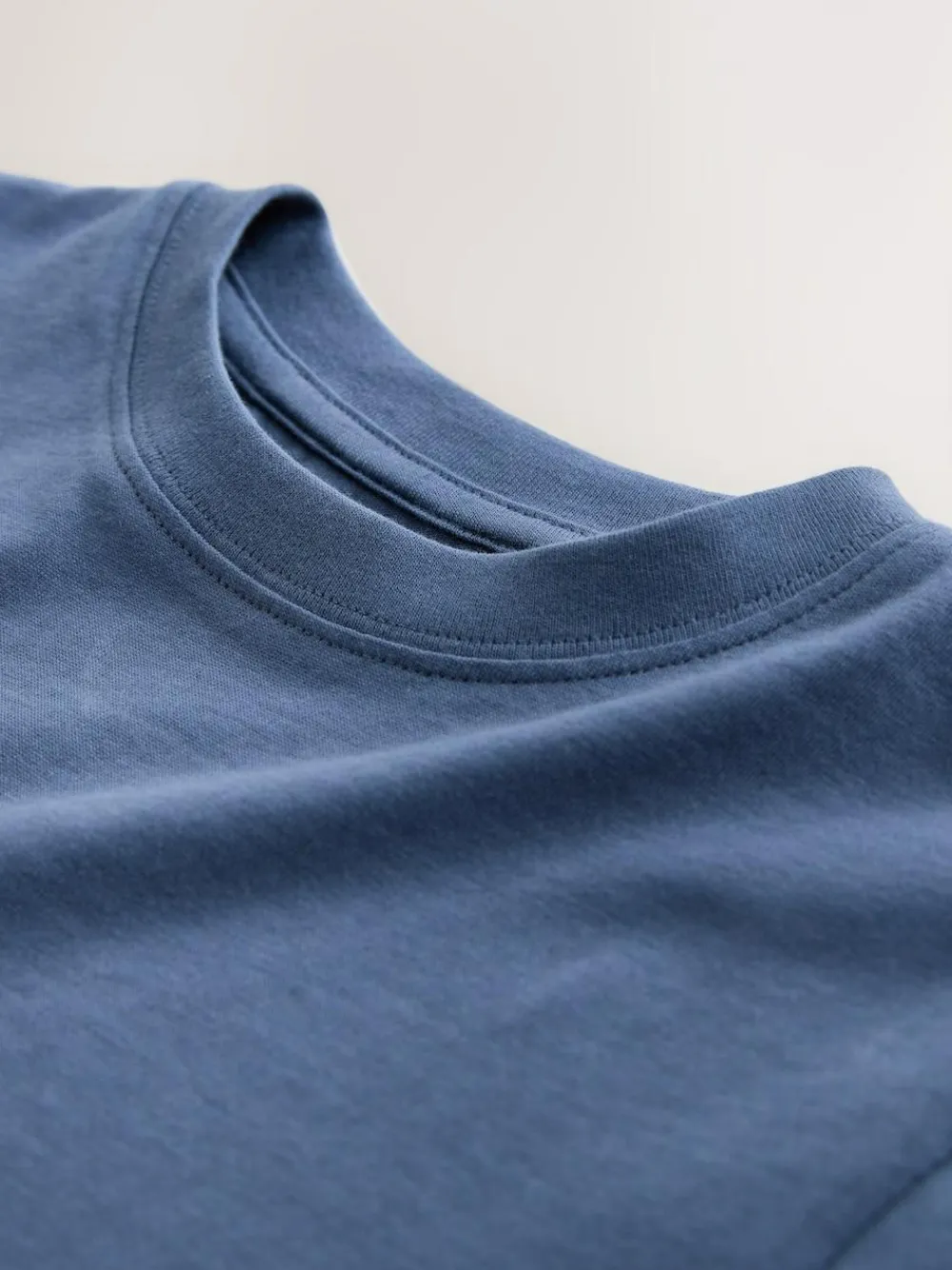 Next Mid Blue Regular Fit Short Sleeve T-Shirt (3-16yrs)^BOY T-Shirts