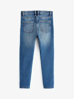 Online Next Regular Fit Skinny Jeans (3-16yrs) Mid Blue