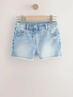 Next Regular Length Frayed Edge Denim Shorts (3-16yrs)^ Shorts & Skirts