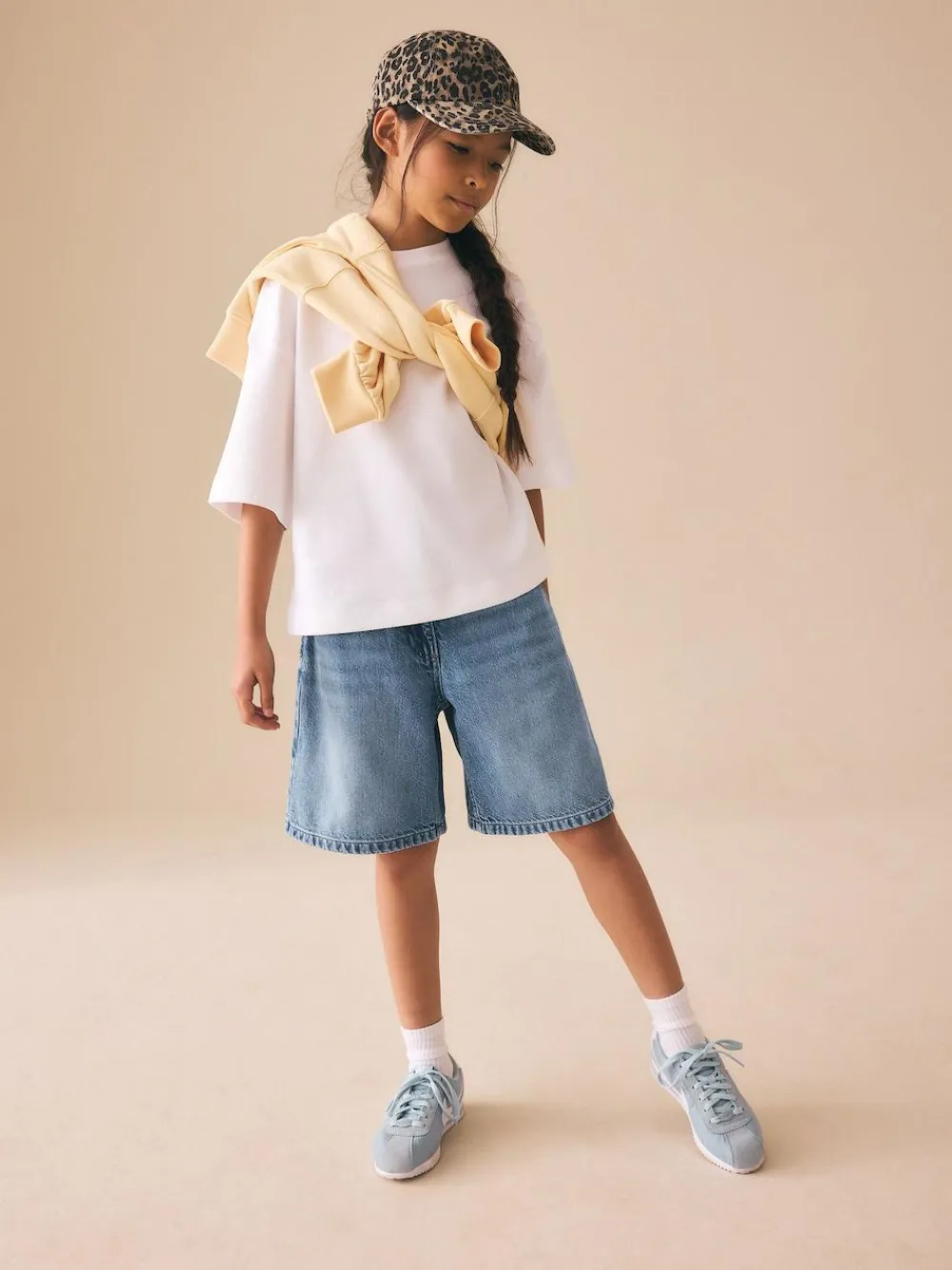 Next Regular Length Relaxed Denim Shorts (3-16yrs)^ Shorts & Skirts