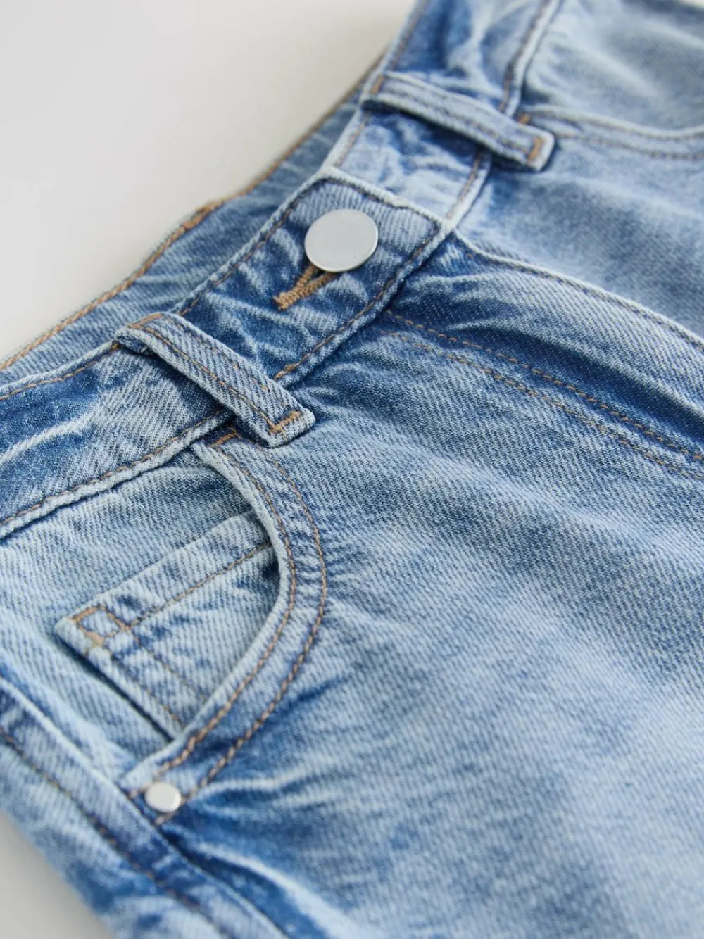 Next Regular Length Relaxed Denim Shorts (3-16yrs)^ Shorts & Skirts