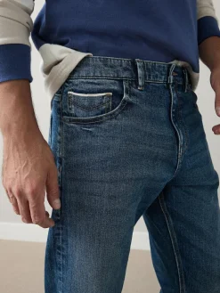 Next Regular Tapered Fit Signature Selvedge Denim Jeans^ Jeans|Jeans