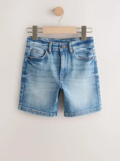 Hot Next Single Denim Shorts (3-16yrs) Mid Blue