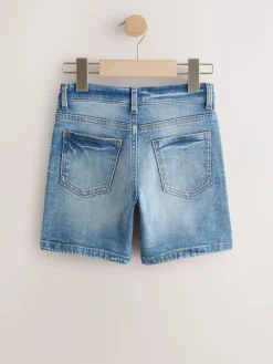 Hot Next Single Denim Shorts (3-16yrs) Mid Blue