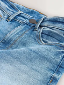 Hot Next Single Denim Shorts (3-16yrs) Mid Blue