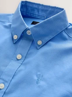 New Next Mid Blue Single Oxford Shirt (3-16yrs)