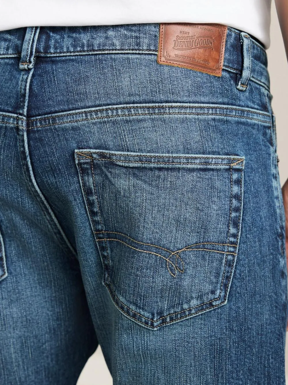 Next Slim Fit Signature Selvedge Denim Jeans^ Jeans|Jeans