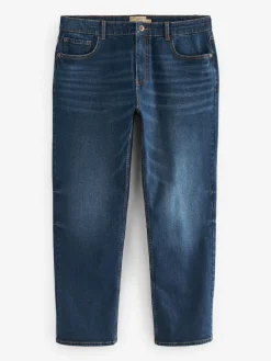 Outlet Next Straight Fit Straight Fit Essential Stretch Jeans Mid Blue