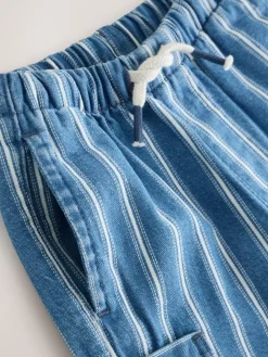 Next Wide Leg Pull On Cargo 100% Cotton Jeans (3mths-7yrs)^BOY Jeans & Joggers|Jeans