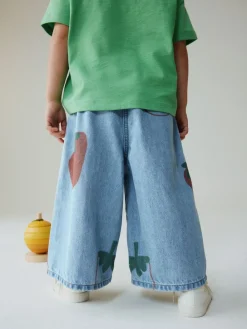 Next Mid Blue Tomato Printed Jeans (3mths-7yrs)^ Pants & Leggings|Nightwear