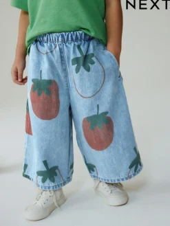 Next Mid Blue Tomato Printed Jeans (3mths-7yrs)^ Pants & Leggings|Nightwear