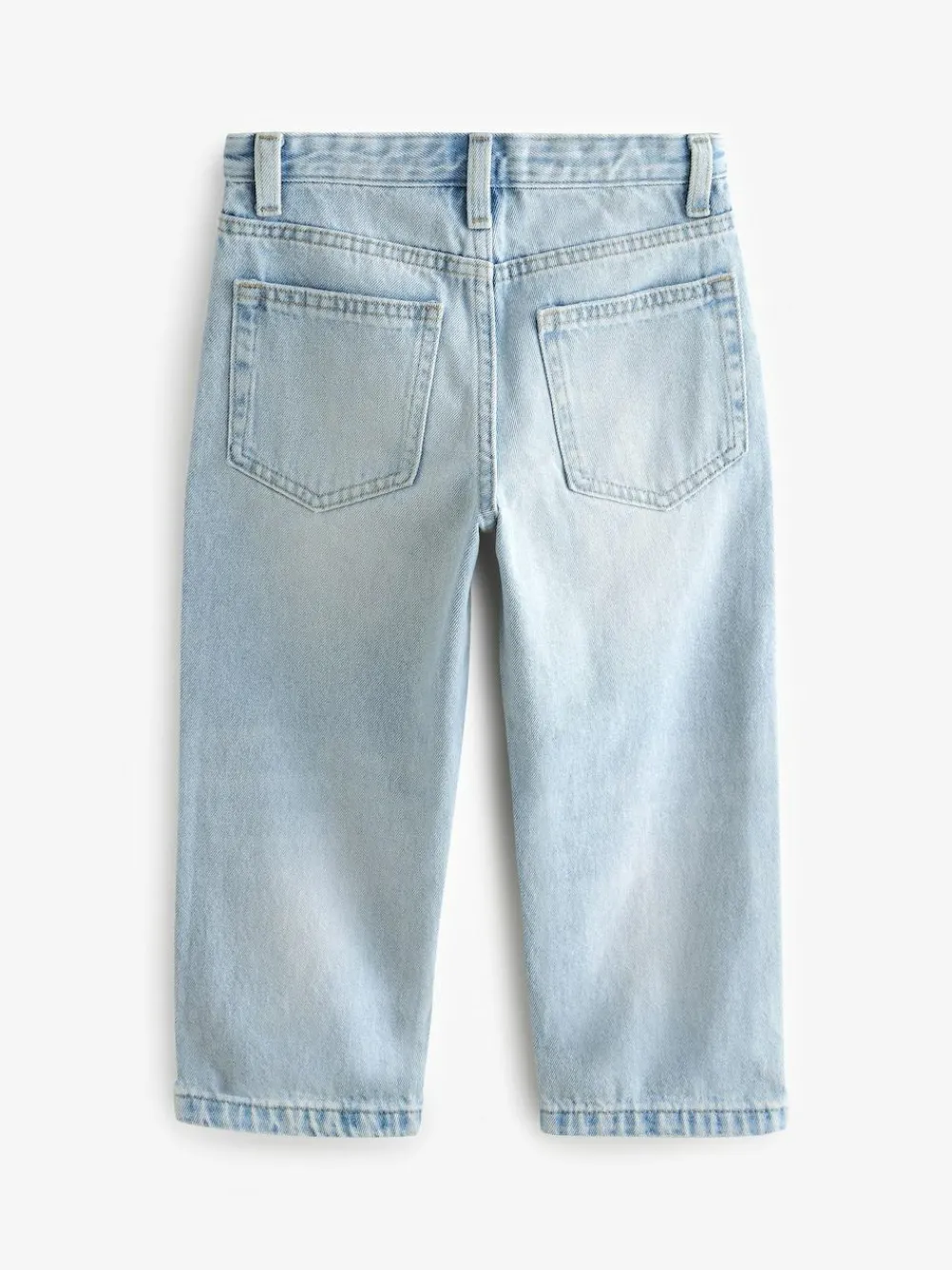 Next Mid Blue Wide Fit Authentic Jeans (3-16yrs)^BOY Jeans|Jeans