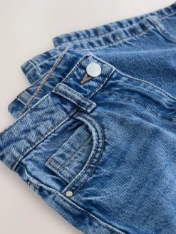 Discount Next Wide Leg Jeans (3-16yrs) Mid Denim Blue