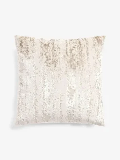 Discount Next Collection Luxe 43 x 43cm Fem Chic Velvet Abstract Cushion Mid Natural
