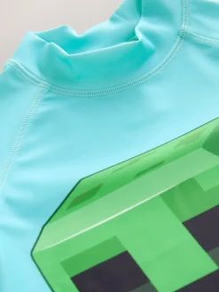 Hot Next Minecraft Rash Vest (3-16yrs)