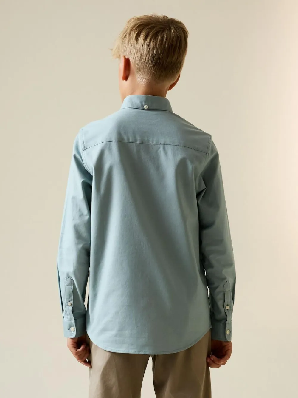 Next Mineral Green Single Oxford Shirt (3-16yrs)^BOY Shirts