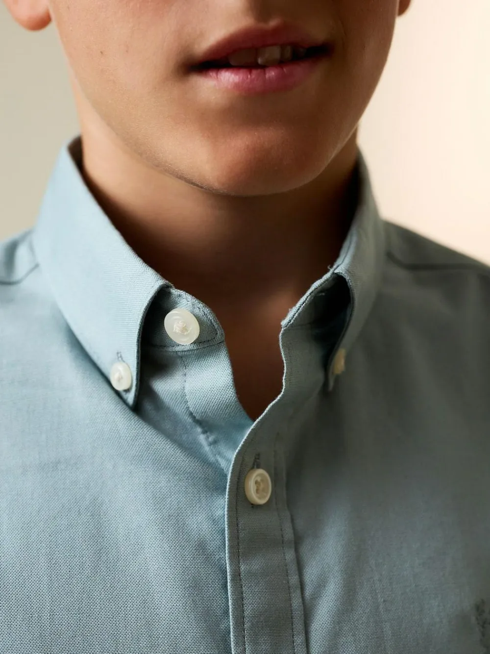 Next Mineral Green Single Oxford Shirt (3-16yrs)^BOY Shirts