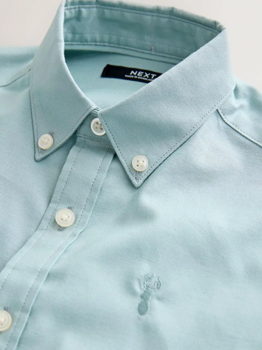 Next Mineral Green Single Oxford Shirt (3-16yrs)^BOY Shirts