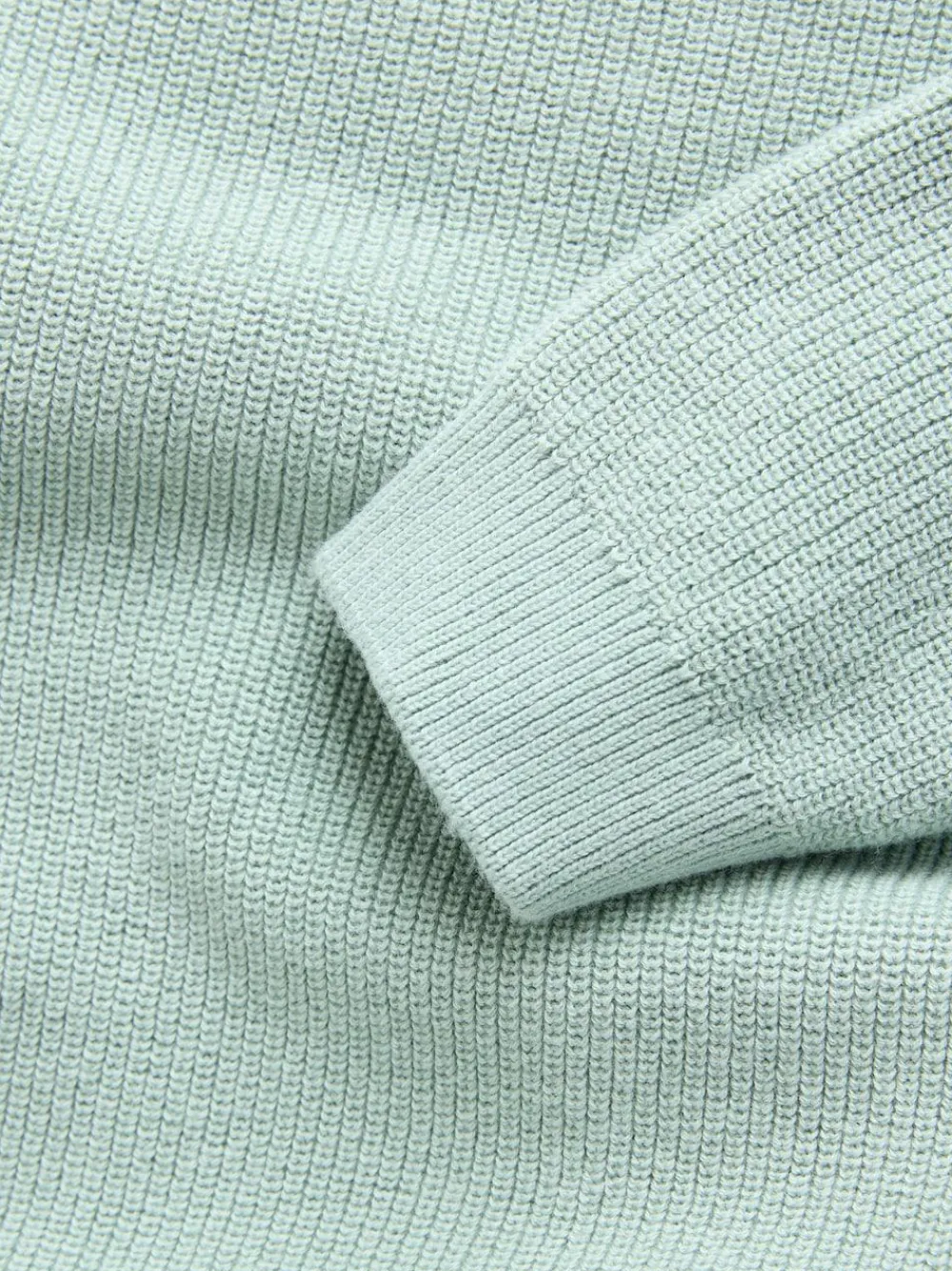 Next Mineral Green Without Stag Cotton Crew Neck Knitted Jumper (3-16yrs)^BOY Knitwear & Sweaters|Knitwear