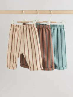 Online Next Minerals Baby Straight Leg Joggers 3 Pack (0mths-2yrs)