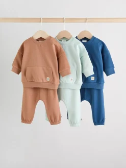 Outlet Next Minerals Baby Sweatshirt and Joggers Set 6 Piece (0mths-3yrs)