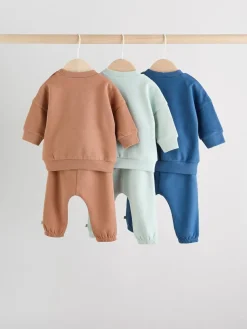 Outlet Next Minerals Baby Sweatshirt and Joggers Set 6 Piece (0mths-3yrs)