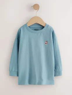 Next Long Sleeve Graphic Print T-Shirts 4 Pack (3mths-7yrs)^BOY Multipacks|Tops