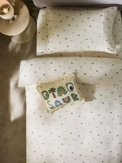 Next Crinkle Muslin 100% Cotton Duvet Cover and Pillowcase Set^ Childrens Bedding|Bedsets & Duvet Covers