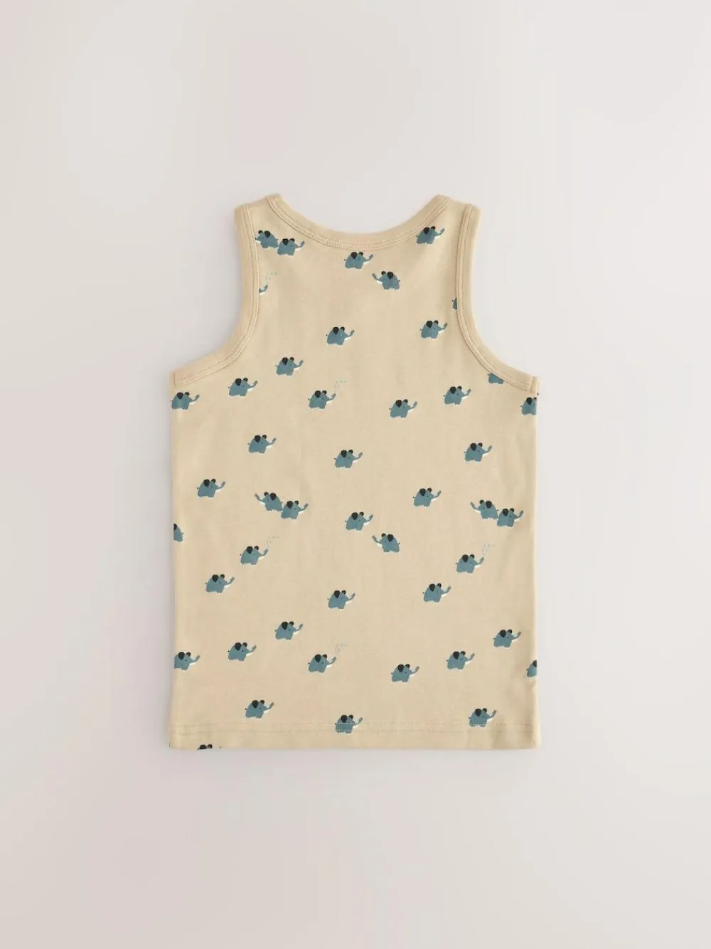 Sale Next Mini Safari Print 100% Cotton Vests 5 Pack (1.5-8yrs)