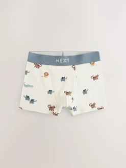 Next Mini Safari Print Trunks 10 Pack (1.5-16yrs)^BOY Multipacks|Underwear
