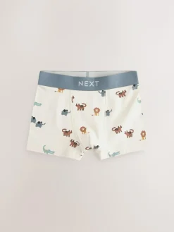 Next Mini Safari Print Trunks 10 Pack (1.5-16yrs)^BOY Multipacks|Underwear