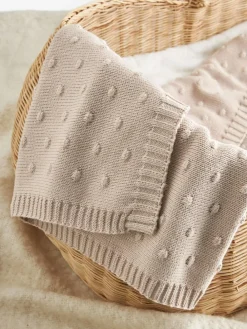 Sale Next Baby Bobble Blanket Mink Brown