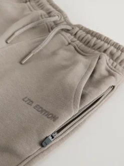 New Next Premium Regular Fit Joggers (3-16yrs) Mink Brown