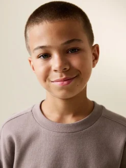 Next Textured Short Sleeve T-Shirt and Shorts Set (3-16yrs)^BOY Sets & Outfits|Sweatshirts & Hoodies