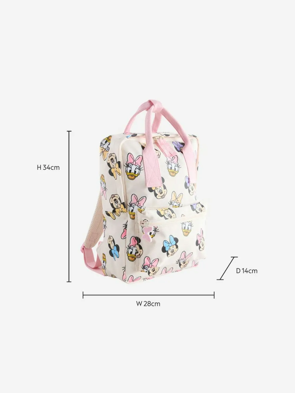 New Next Minnie Mouse Disney Double Handle Backpack