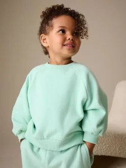 Next Mint Green Crew Neck Sweatshirt (3mths-7yrs)