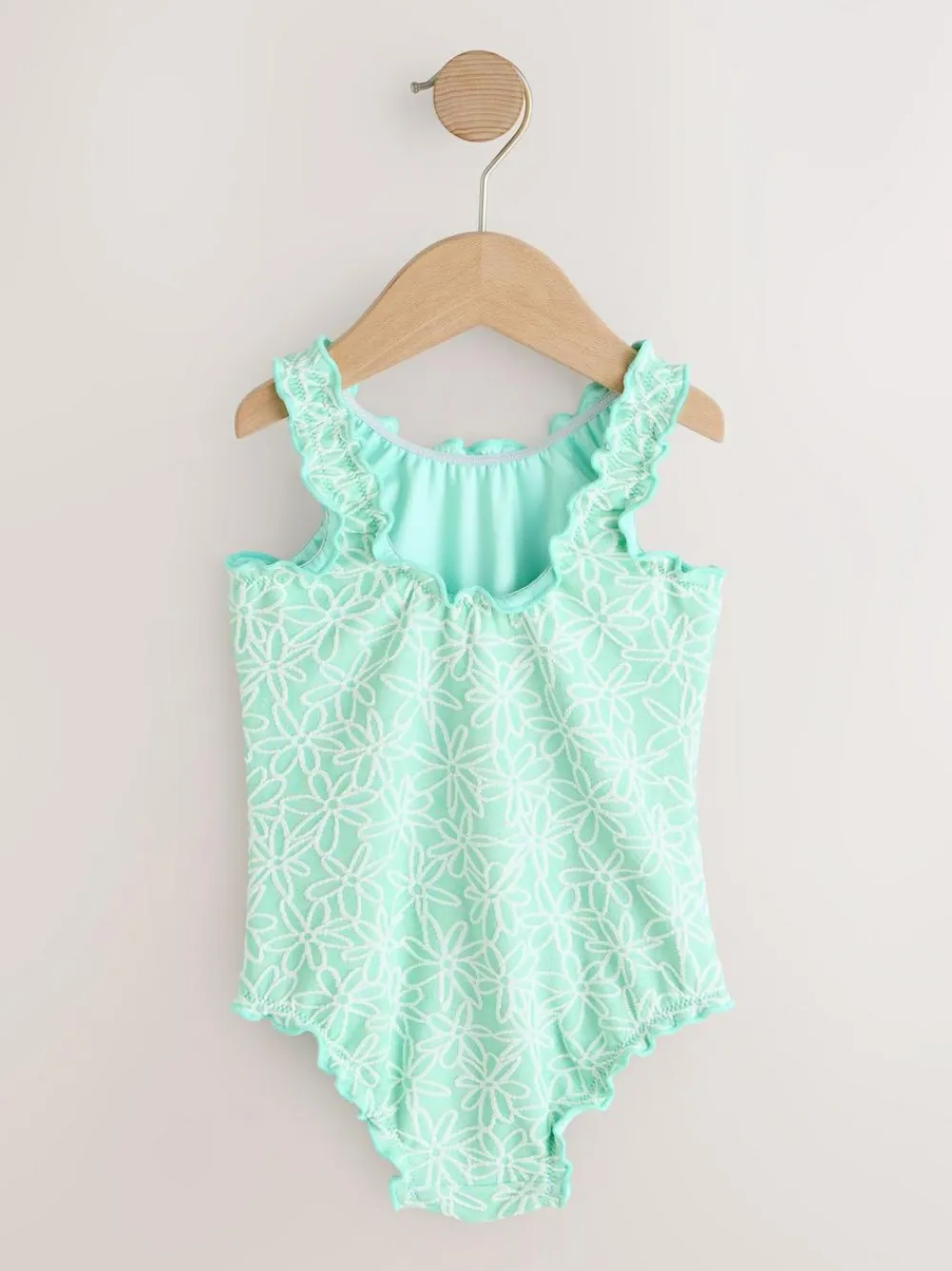 Next Lettuce Edge Swimsuit (3mths-7yrs)^ Baby Girls|Baby Girls