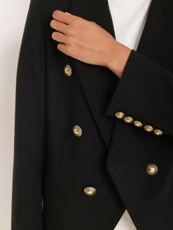 Mint Velvet Black Double Breasted Blazer^Women Suits & Tailoring|Blazers