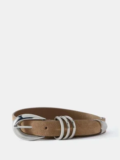 Discount Mint Velvet Brown Buckle Belt