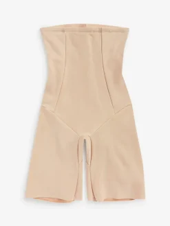 Sale Miraclesuit Extra Firm High Waisted Long Leg Shaping Shorts Stucco